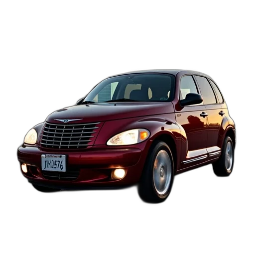 car, 3d render, photorealistic, chrysler transparent PNG cut-out