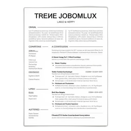 curriculum, sample, english, format transparent PNG cut-out