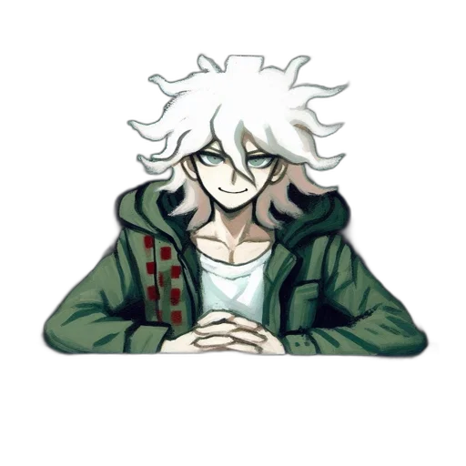 jacket, face, mask, hair transparent PNG cut-out