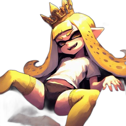 crown, creature, animal, staff transparent PNG cut-out