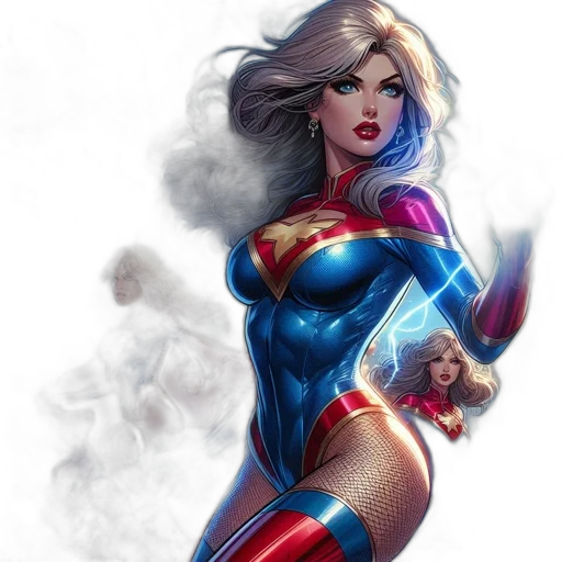 comic book art, concept art, fantasy art, photorealistic transparent PNG cut-out