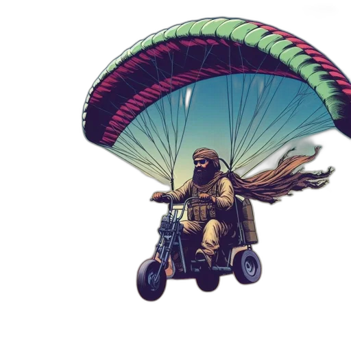 umbrella, concept art, pixel art, fantasy art transparent PNG cut-out
