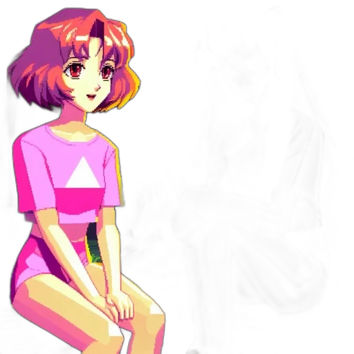 dress, robot, creature, staff transparent PNG cut-out