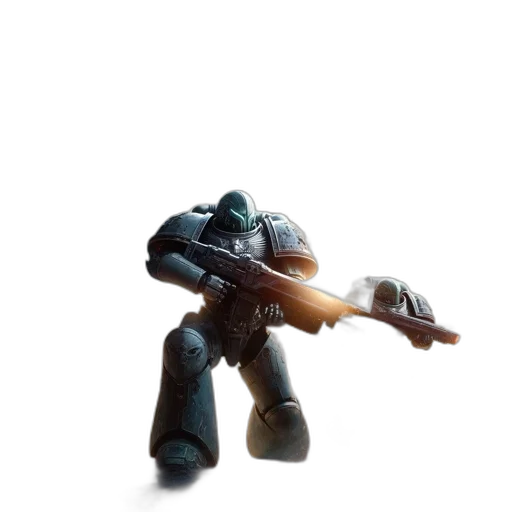 robot, weapon, staff, creature transparent PNG cut-out