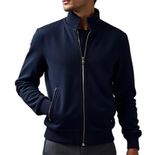 jacket, staff, blue, navy transparent PNG cut-out