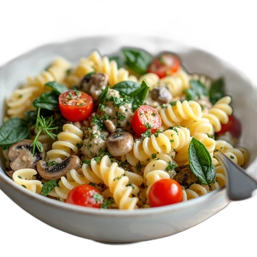 food, bowl, pasta, salad transparent PNG cut-out