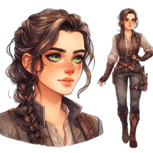fantasy art, concept art, pixel art, comic book art transparent PNG cut-out