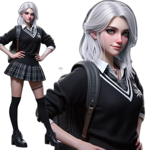 jacket, concept art, fantasy art, 3d render transparent PNG cut-out