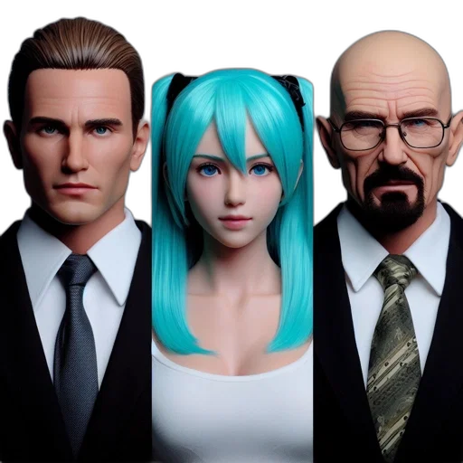 cyberpunk, 3d render, concept art, photorealistic transparent PNG cut-out