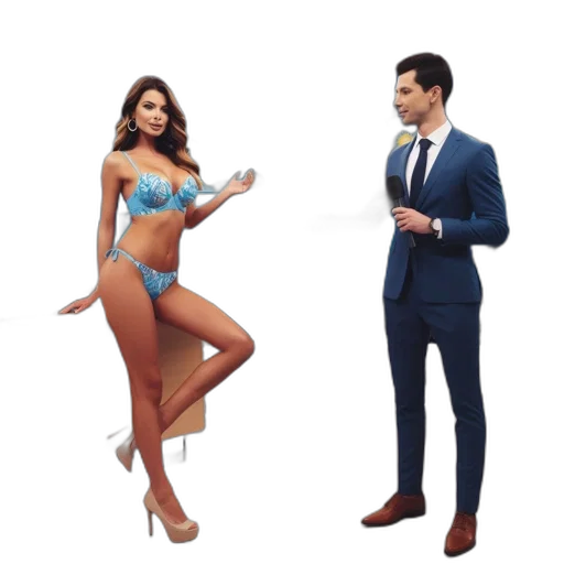 concept art, 3d render, female, model transparent PNG cut-out