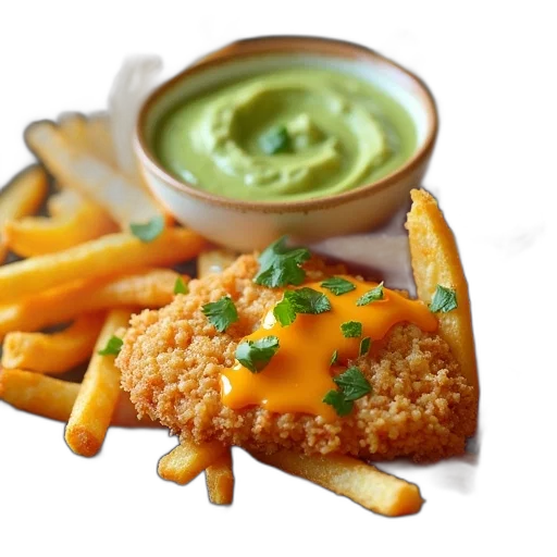 food, crown, photorealistic, cheesy transparent PNG cut-out