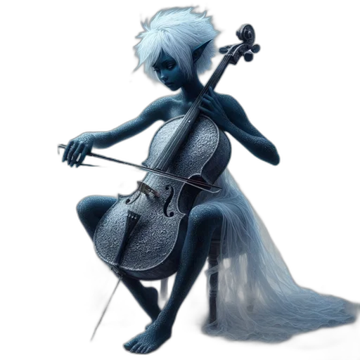 dress, staff, robot, creature transparent PNG cut-out
