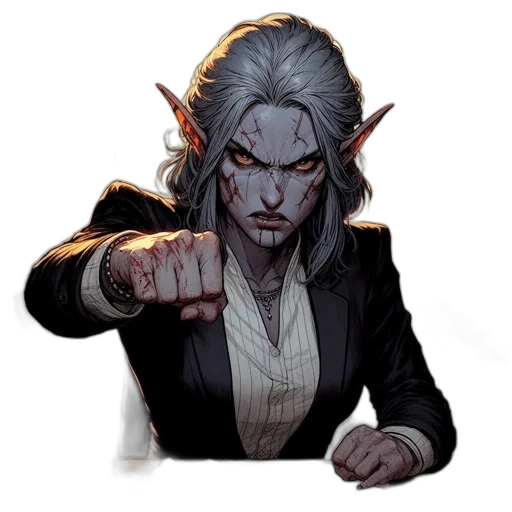 staff, concept art, comic book art, fantasy art transparent PNG cut-out