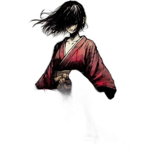 jacket, mask, dress, sword transparent PNG cut-out