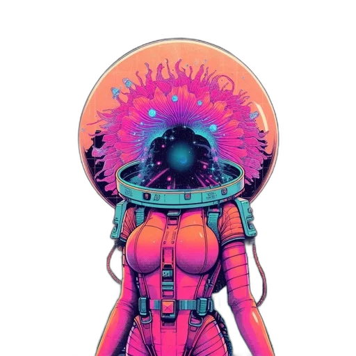 jacket, robot, dress, creature transparent PNG cut-out