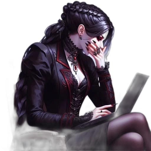 jacket, concept art, cyberpunk, fantasy art transparent PNG cut-out
