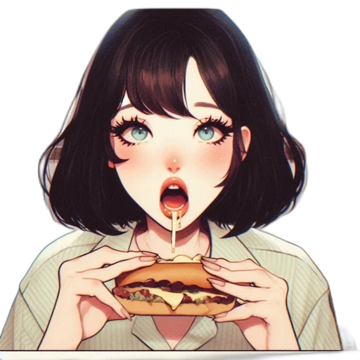 food, face, creature, animal transparent PNG cut-out
