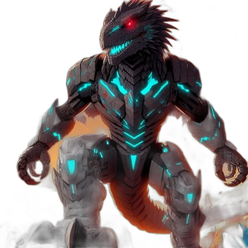 dragon, creature, robot, concept art transparent PNG cut-out