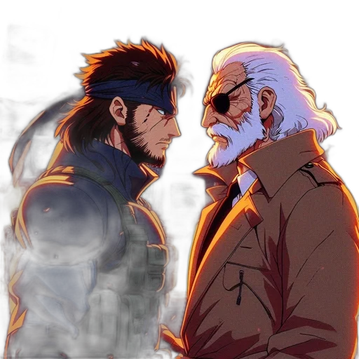jacket, comic book art, concept art, anime transparent PNG cut-out