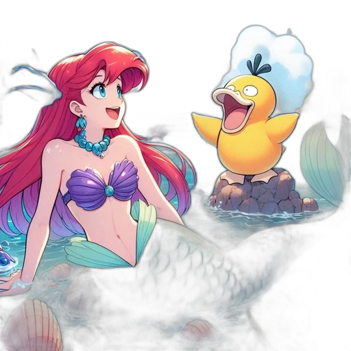 concept art, pixel art, watercolor, fantasy art transparent PNG cut-out