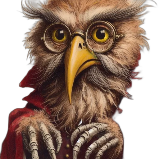 animal, face, staff, creature transparent PNG cut-out