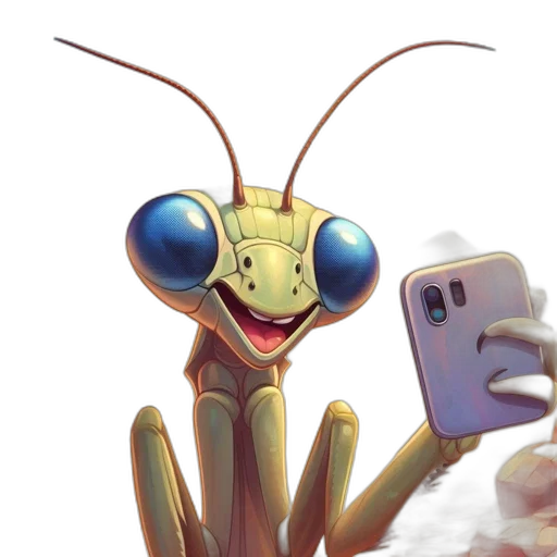 creature, robot, animal, face transparent PNG cut-out