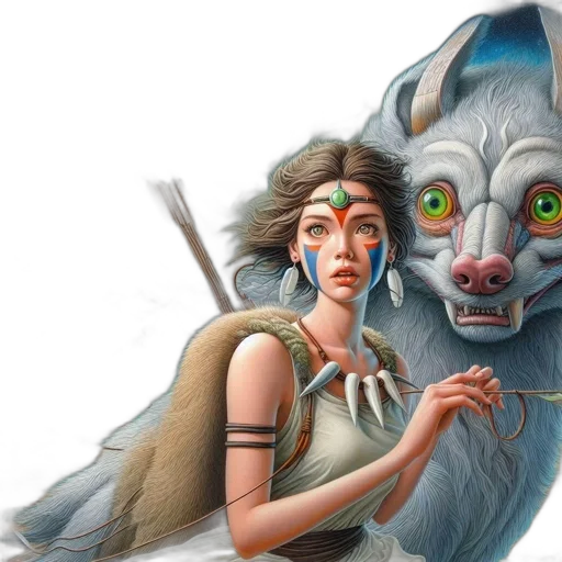 creature, fantasy art, concept art, photorealistic transparent PNG cut-out