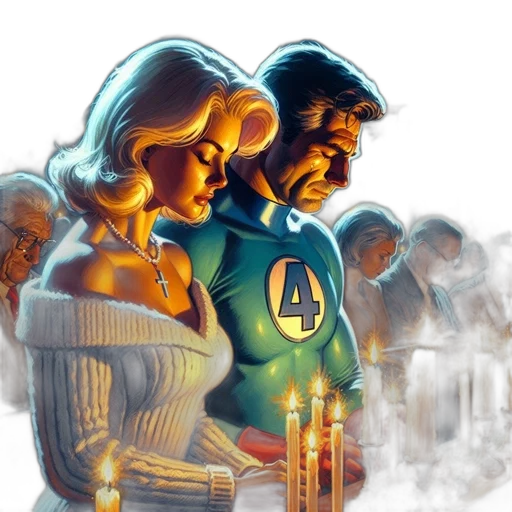 comic book art, concept art, neon lights, fire transparent PNG cut-out
