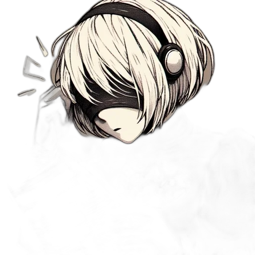 mask, hair, face, robot transparent PNG cut-out