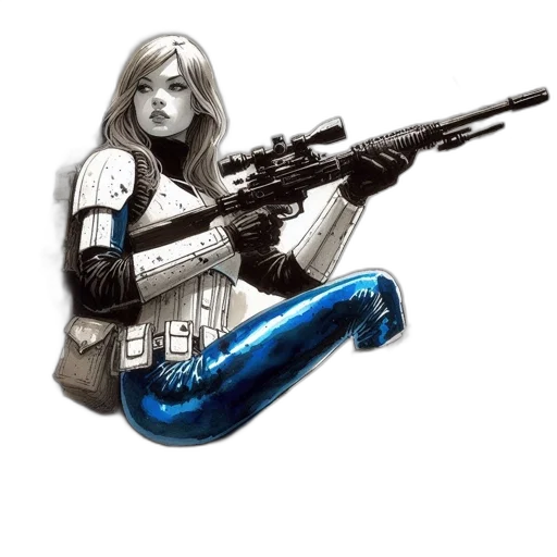 weapon, comic book art, concept art, fantasy art transparent PNG cut-out