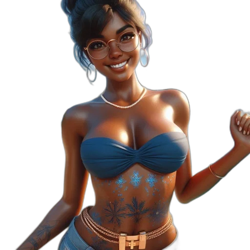 jewelry, concept art, fantasy art, 3d render transparent PNG cut-out