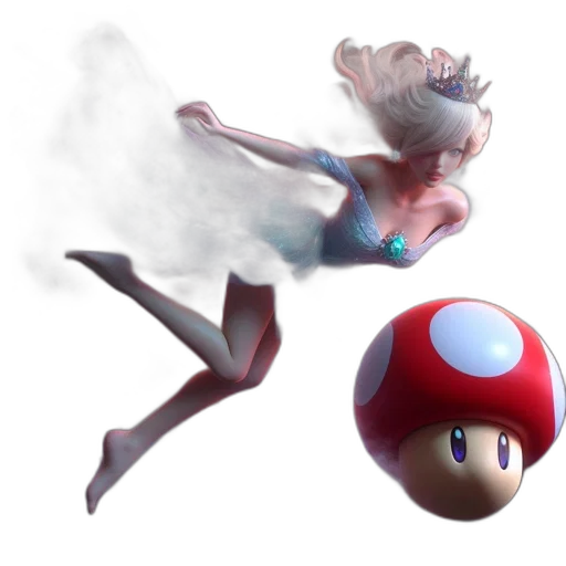 dress, creature, hair, mask transparent PNG cut-out