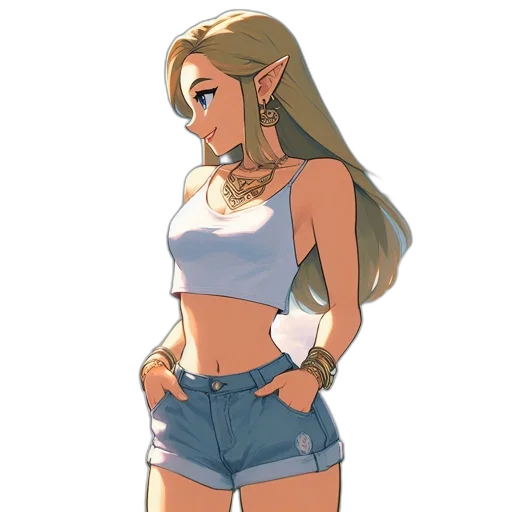dress, concept art, anime, cartoon transparent PNG cut-out
