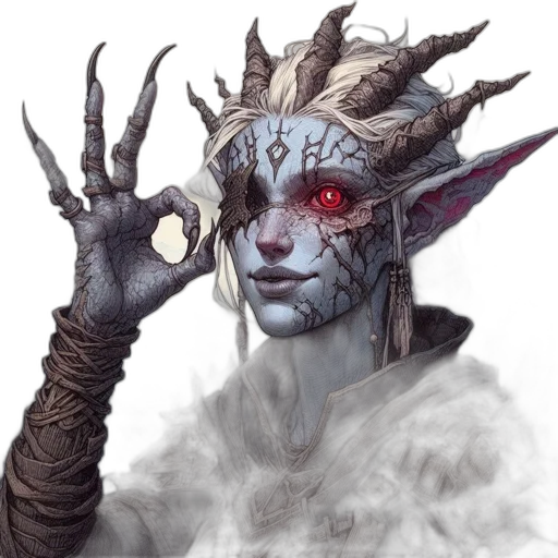 staff, face, mask, creature transparent PNG cut-out
