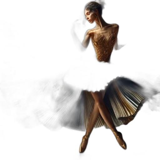 dress, photorealistic, concept art, fantasy art transparent PNG cut-out