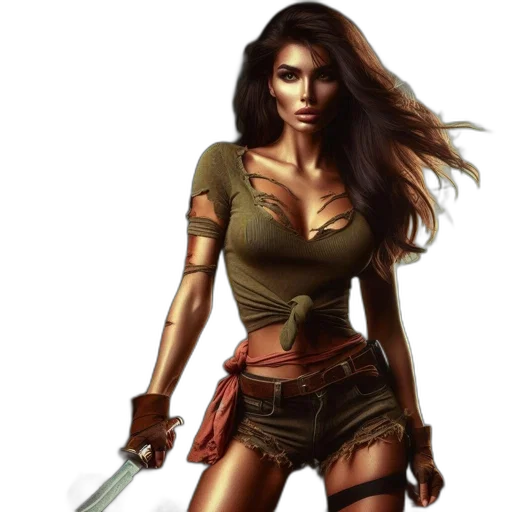 fantasy art, concept art, comic book art, pixel art transparent PNG cut-out