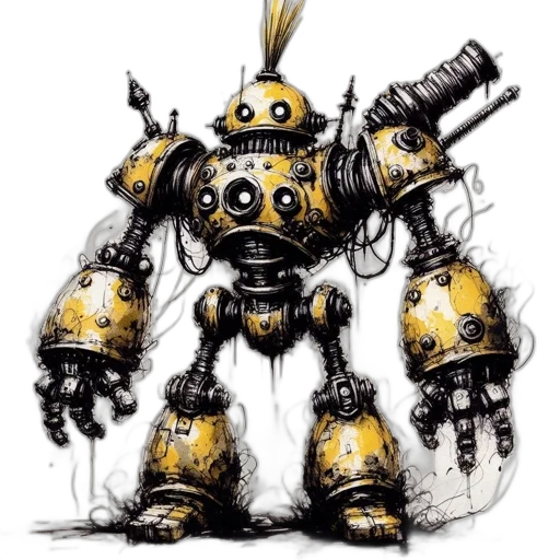 robot, weapon, creature, animal transparent PNG cut-out