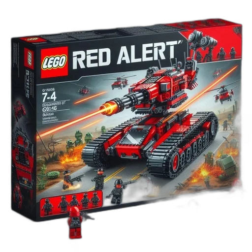 concept art, red, lego, alert transparent PNG cut-out