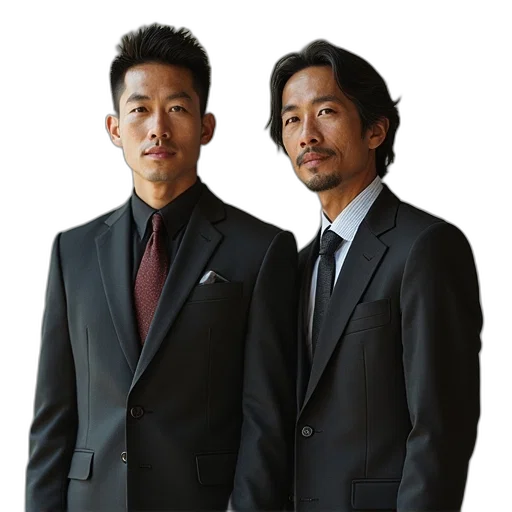 staff, jacket, face, photorealistic transparent PNG cut-out