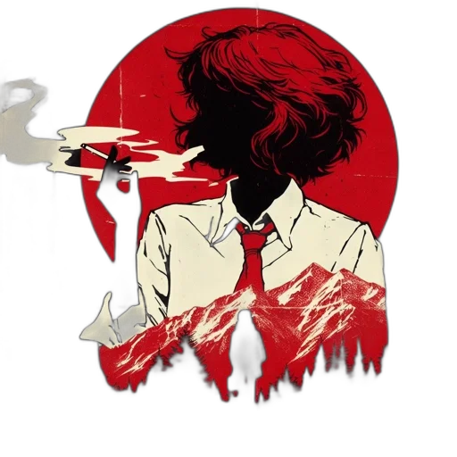jacket, concept art, comic book art, anime transparent PNG cut-out