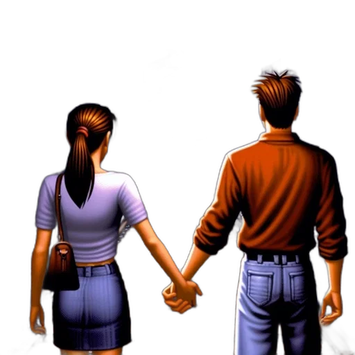 comic book art, concept art, 3d render, pixel art transparent PNG cut-out