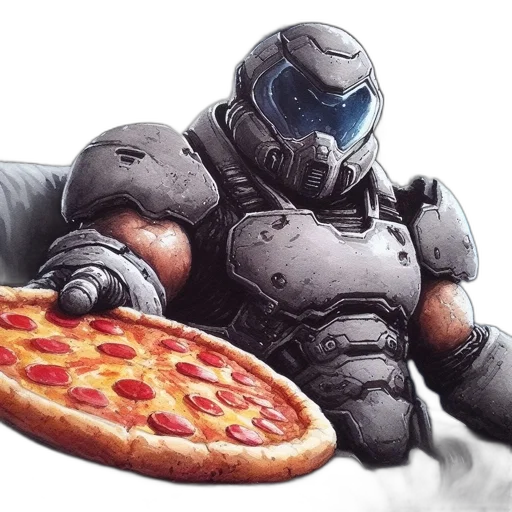 food, robot, weapon, concept art transparent PNG cut-out