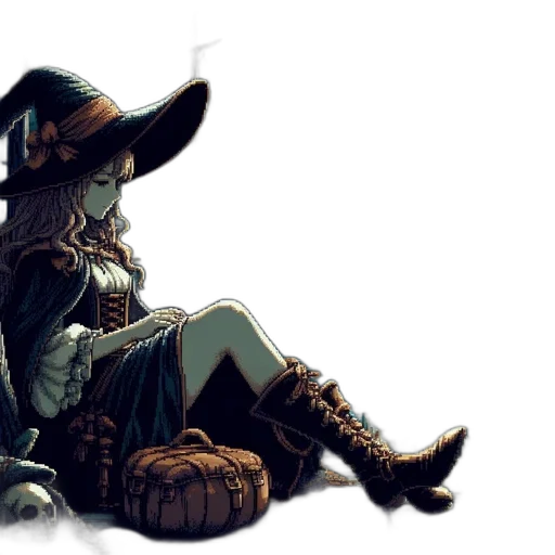 hat, staff, weapon, mask transparent PNG cut-out