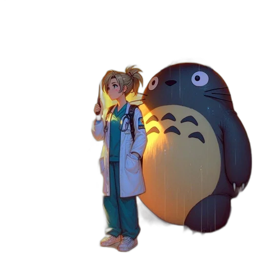 staff, creature, animal, jacket transparent PNG cut-out