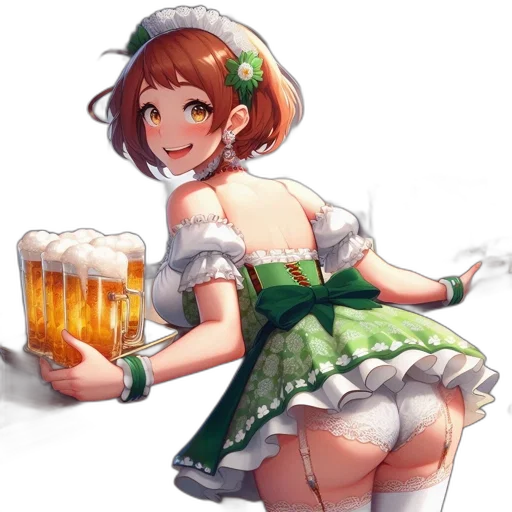 dress, bottle, weapon, robot transparent PNG cut-out