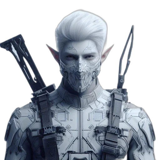 mask, face, staff, weapon transparent PNG cut-out