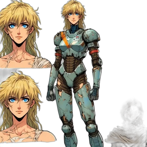 concept art, anime, fantasy art, comic book art transparent PNG cut-out