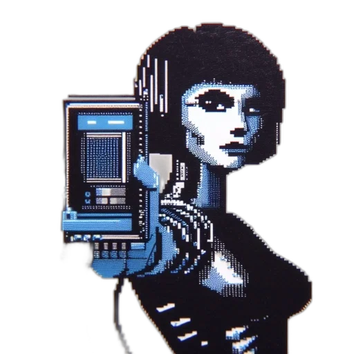 robot, jewelry, face, dress transparent PNG cut-out