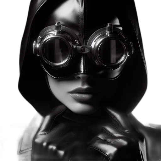 mask, face, robot, jacket transparent PNG cut-out