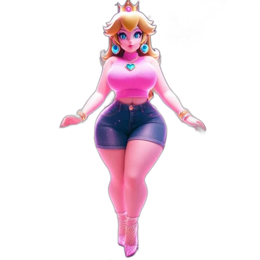 dress, crown, 3d render, concept art transparent PNG cut-out